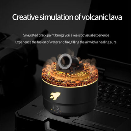 2024 New Creative Fort Aromatherapy Machine Household Lava Crack Humidifier Hotel Essential Oil Diffuser Aromatherapy Machine